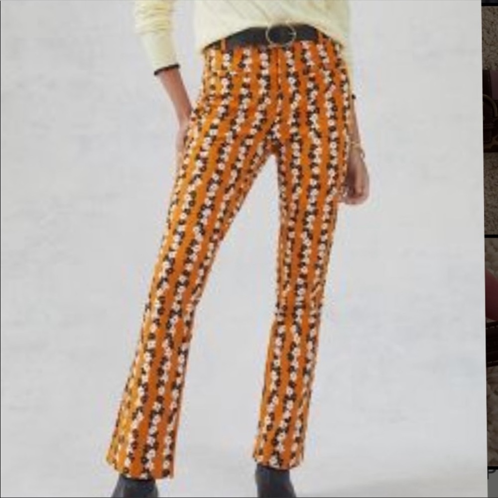 SOLD OUT Anthropologie Maeve Slim Pants size 10. New w Tags